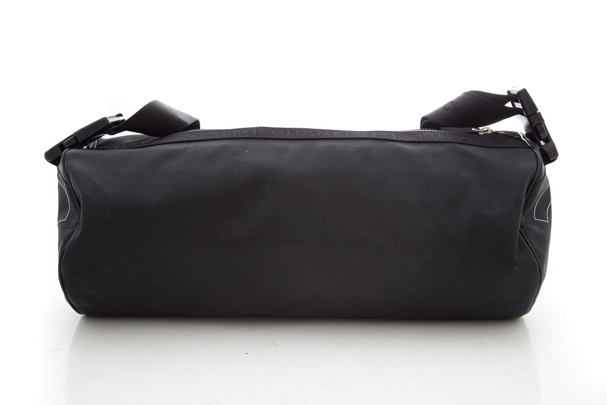 Chanel 2008/09 Black Sports CC Barrel Bag