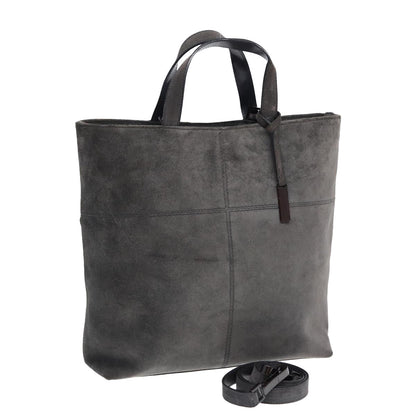 Gucci -- Grey Suede Handbag ()