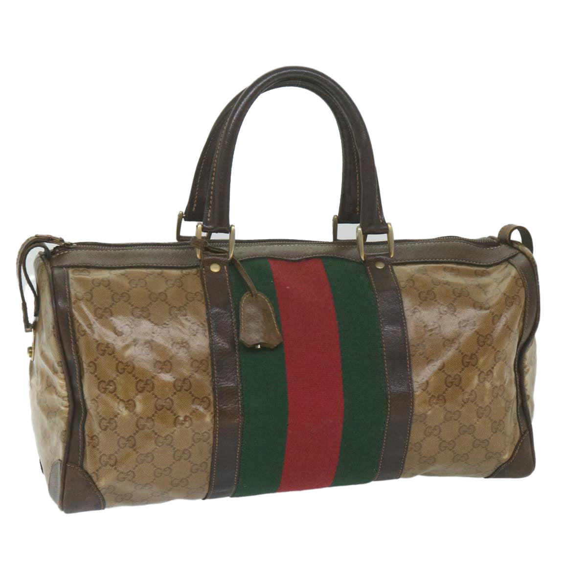 Gucci Beige Canvas Travel Bag ()