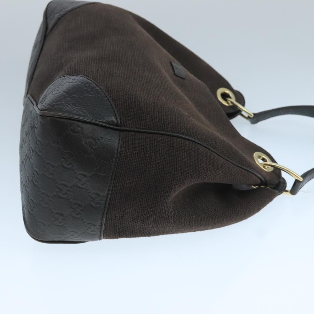 Gucci Guccissima Brown Canvas Shoulder Bag