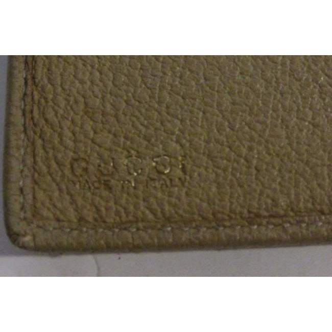 Vintage, Gucci, brown suede and leather, XL wallet with interior compartments, a bamboo and gold horse bit accent on the front