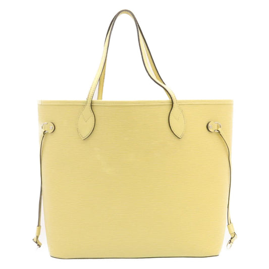 Louis Vuitton Yellow Leather Neverfull MM tote bag