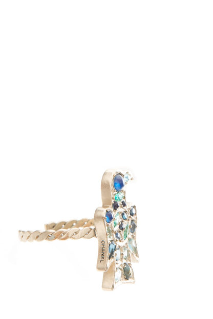 Chanel Fall 2007 Blue Stone Thunderbird Champagne Cuff