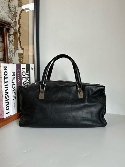 Chanel Square Quilt Bowler Bag - Neutrals Handle Bags, Handbags #SANEE