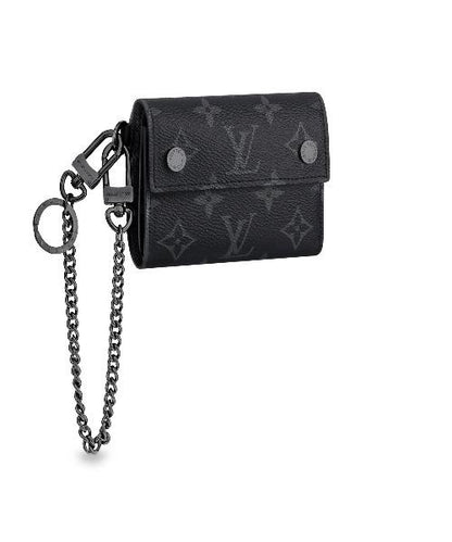 LV Rivets Chain Wallet Epi Leather