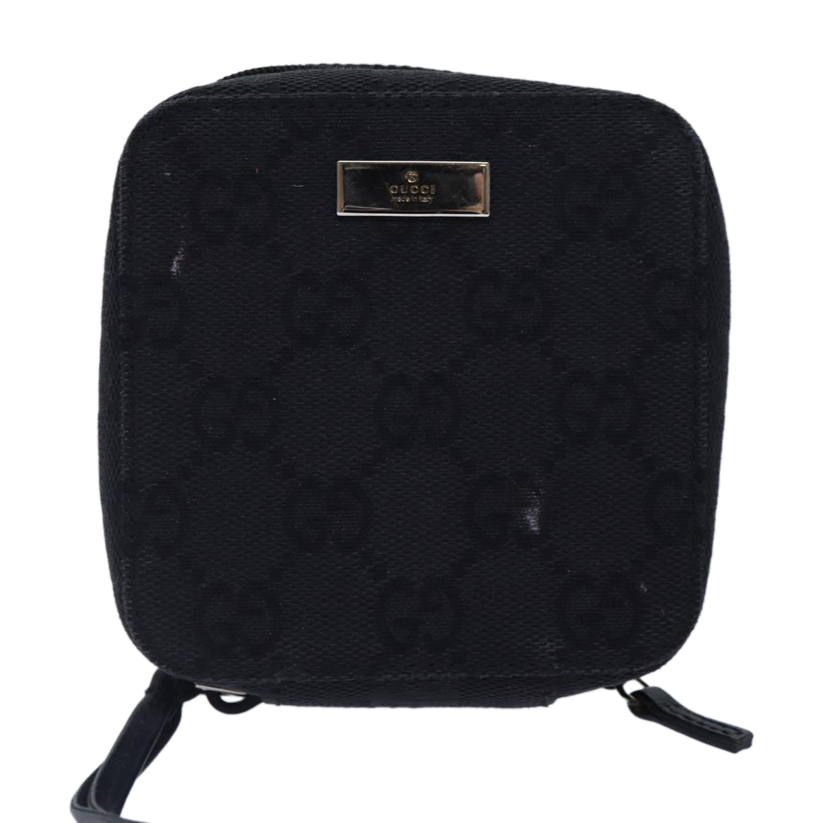 Gucci Gg Canvas Black Canvas Clutch Bag ()