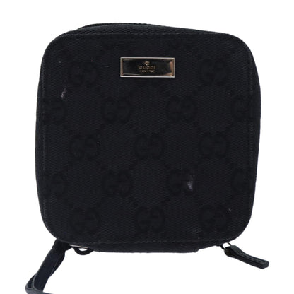 Gucci Gg Canvas Black Canvas Clutch Bag ()