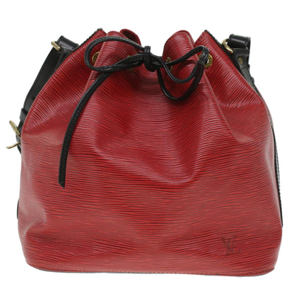 Louis Vuitton Red Leather Noe shoulder bag