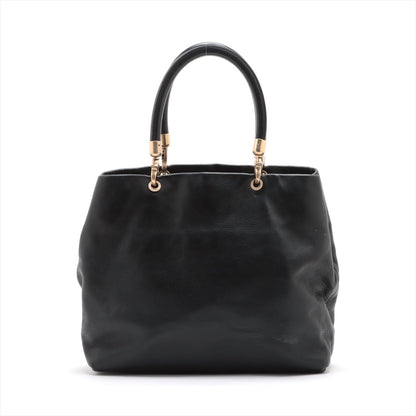 Chanel Coco Caviar S Tote Bag Black Gold  8th