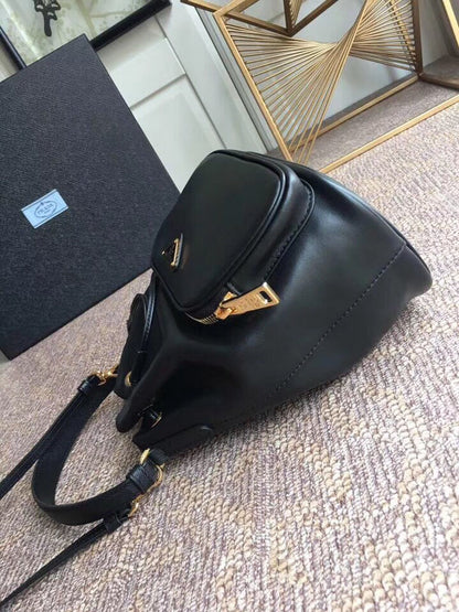 Prada Bucket Bag In Black Calfskin 1BH038