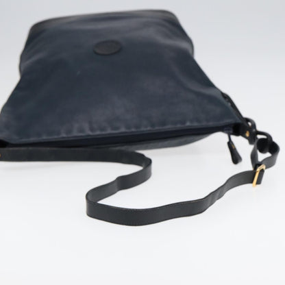 Gucci Navy Leather Shoulder Bag