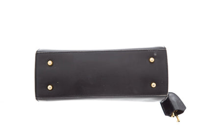 Gucci Midnight Lady Lock Leather Handbag