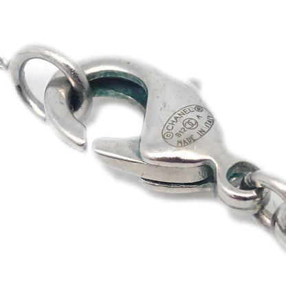 Chanel Silver Chain Necklace Pendant B12A