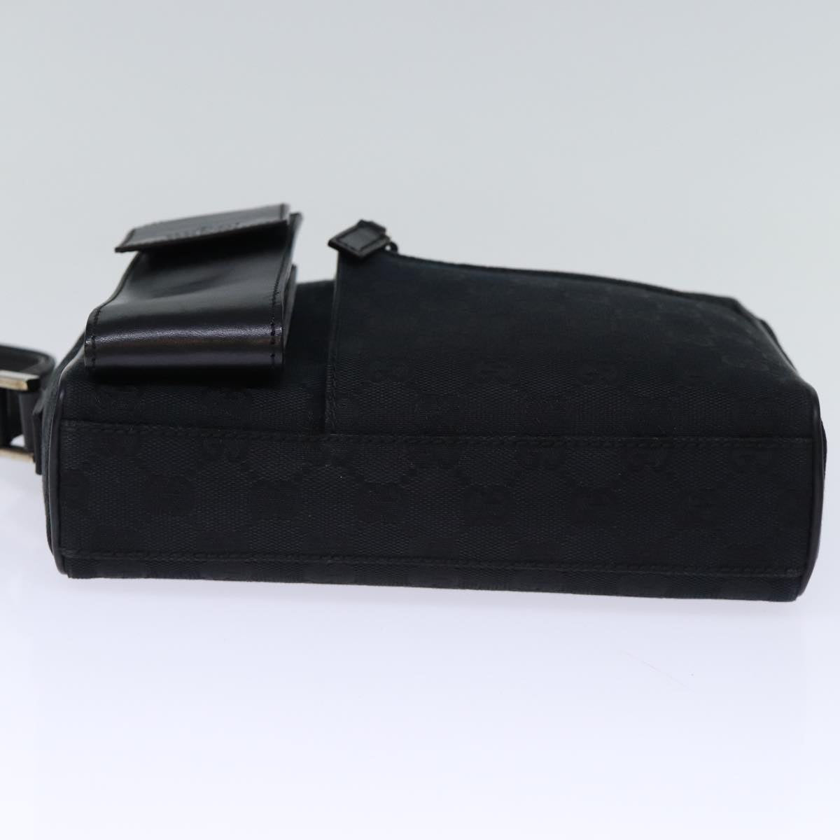Gucci Gg Canvas Black Canvas Clutch Bag