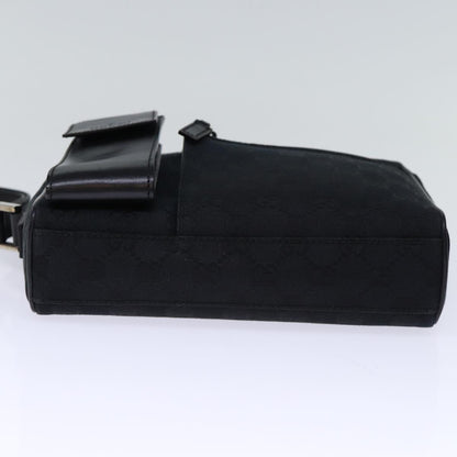 Gucci Gg Canvas Black Canvas Clutch Bag