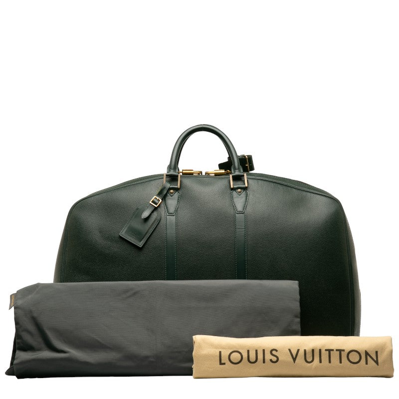 Louis Vuitton Taiga Boston Bag Travel Bag Leather Dark Green M30104