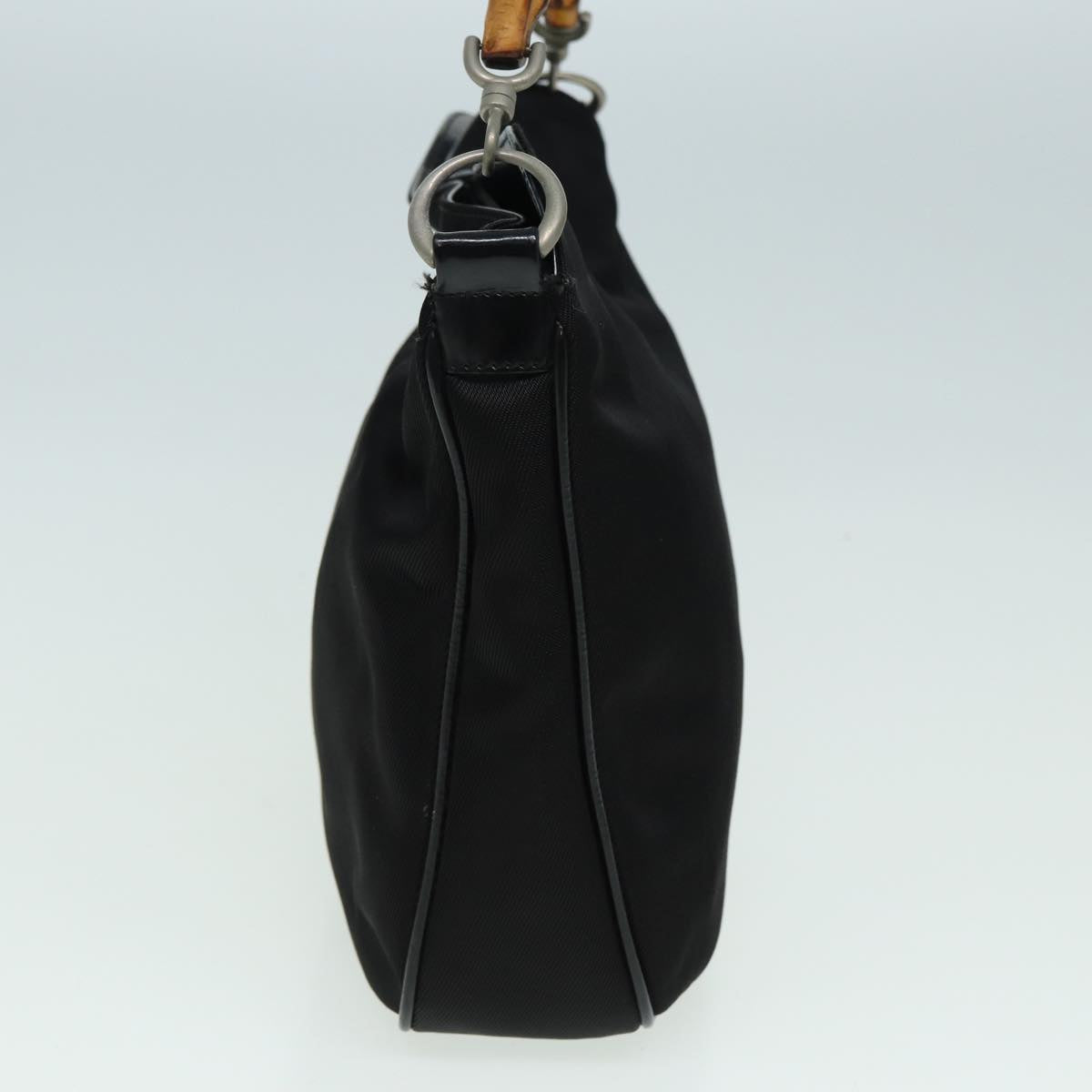 Gucci Bamboo Black Synthetic Shoulder Bag