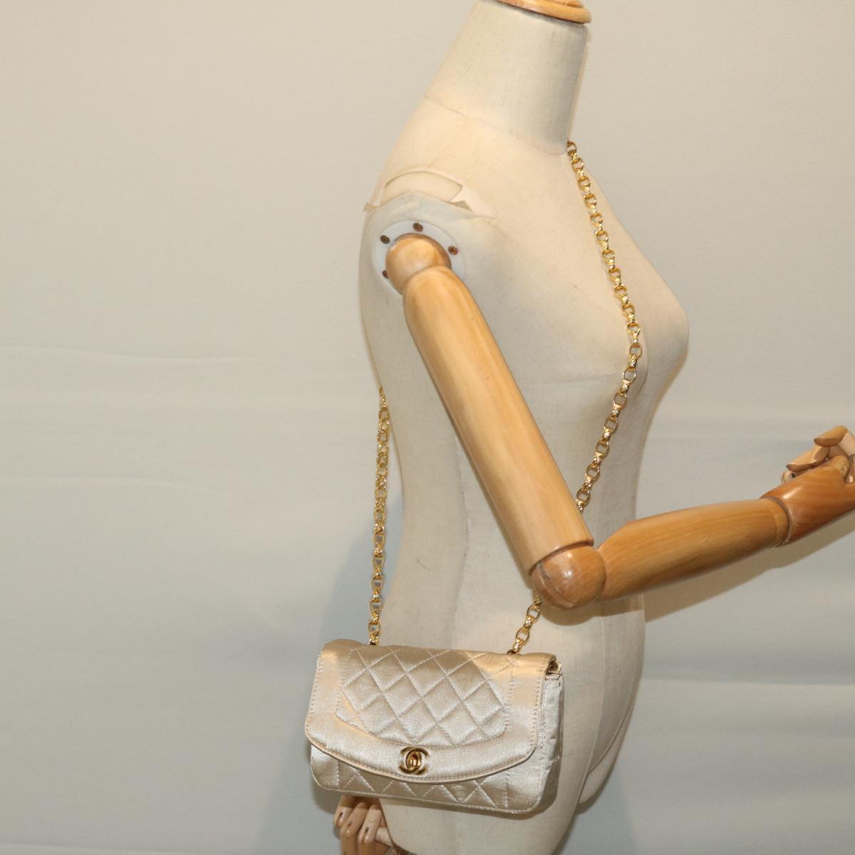 Chanel Mini Matrasse Chain Shoulder Bag