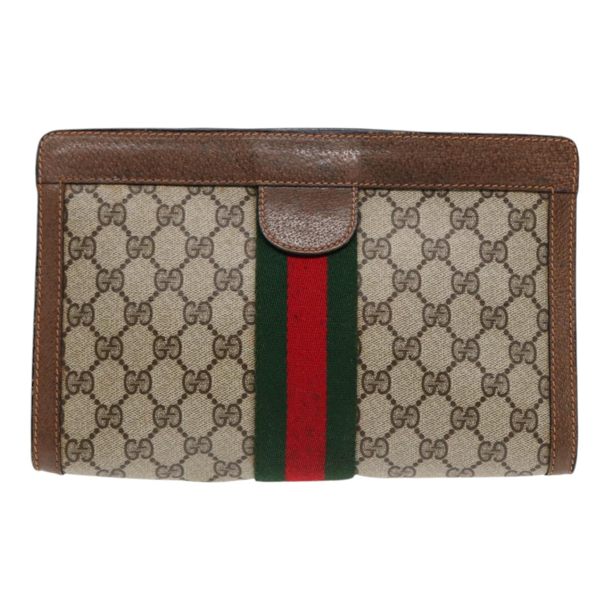 GUCCI GG canvas Clutch Bag