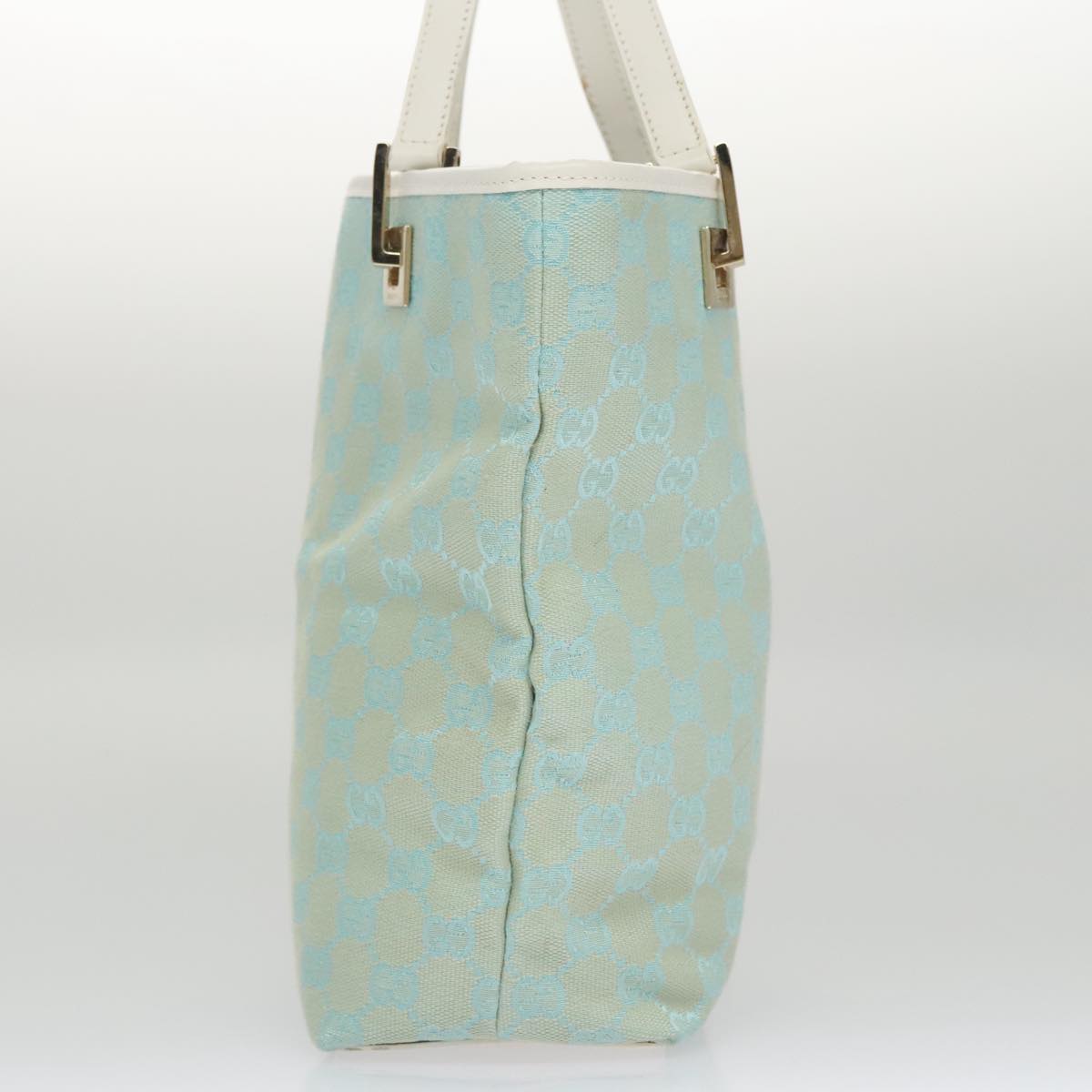 Gucci Blue Canvas Tote Bag