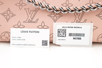 Louis Vuitton Pink Monogram Mahina Bella Bucket Handbag