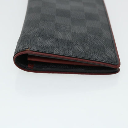 Louis Vuitton Black Canvas Brazza wallet accessories