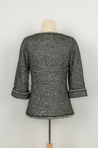 Veste argentée Chanel