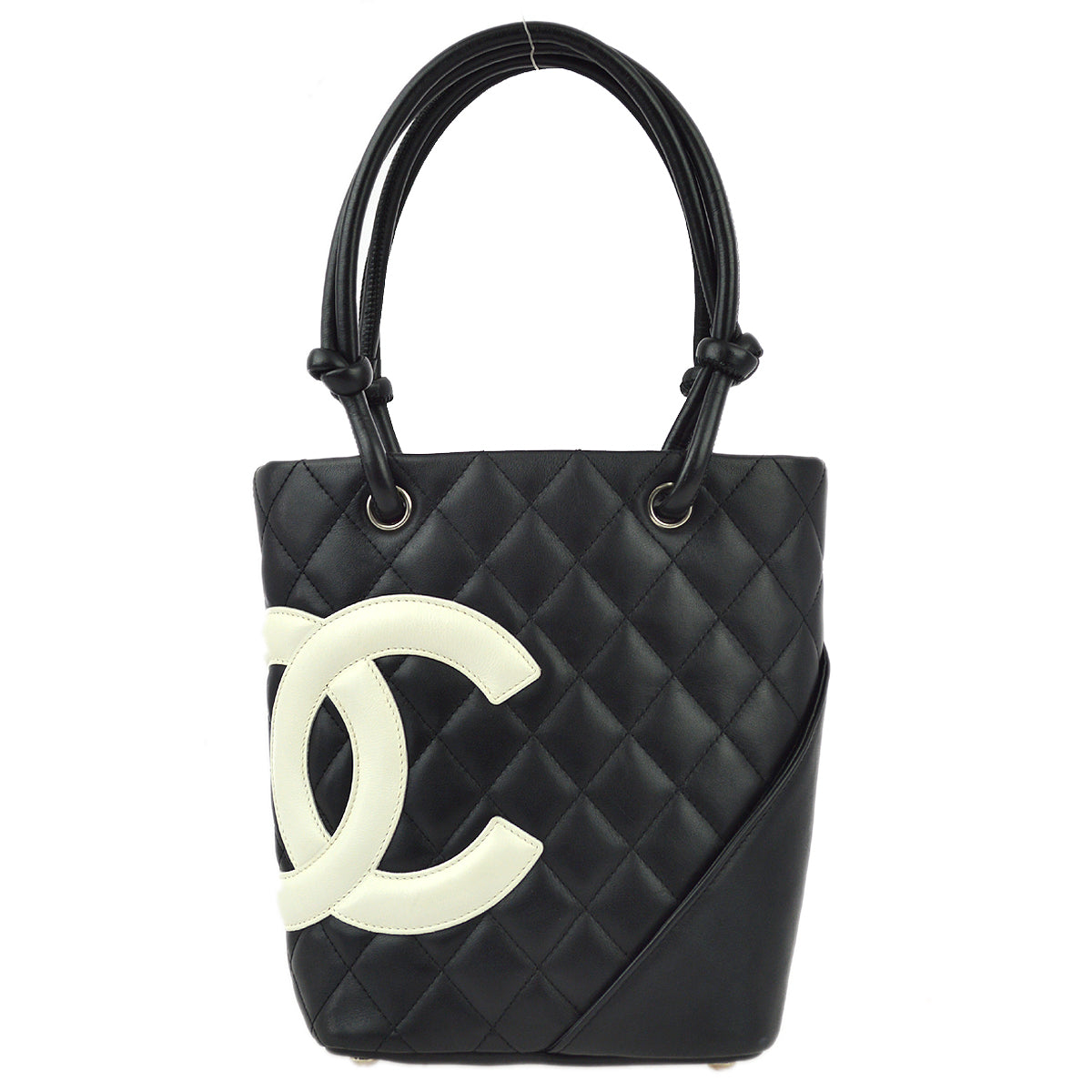 Chanel Black Calfskin Cambon Ligne Tote HandBag