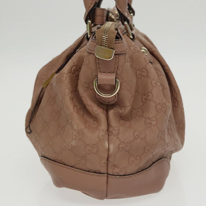 Gucci Gg Canvas Brown Leather Handbag