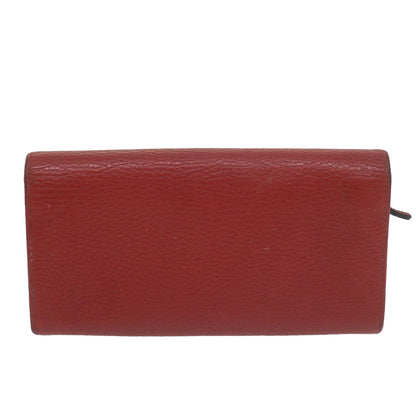 Gucci Red Leather Wallet
