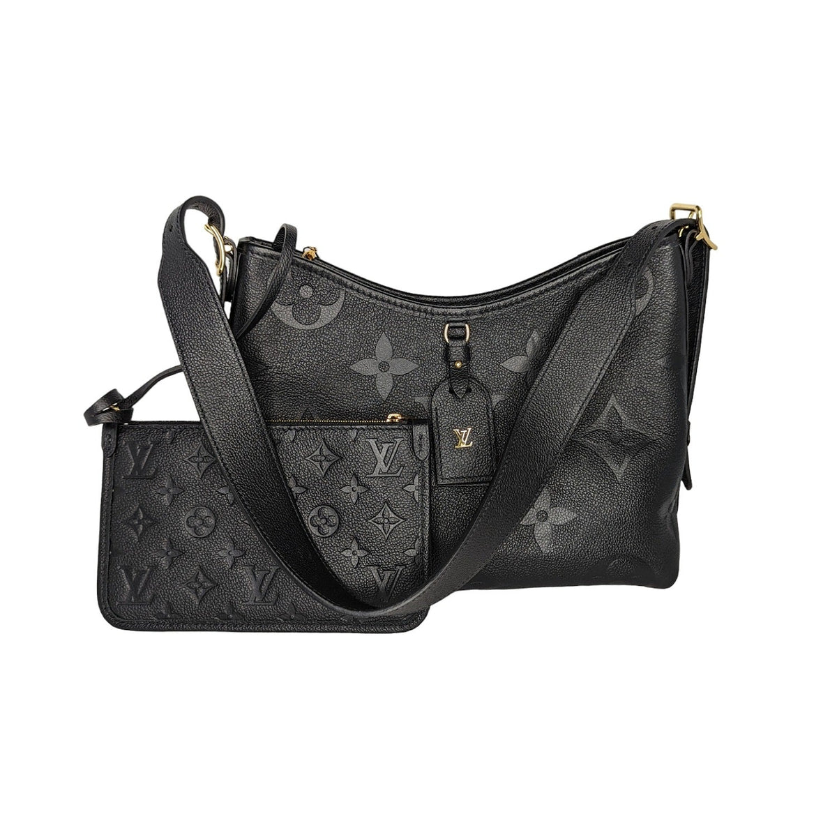 Louis Vuitton Monogram Empreinte Leather CarryAll PM Hobo