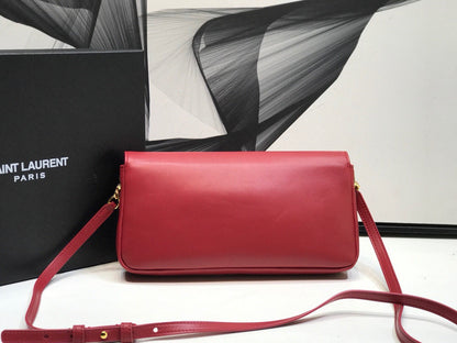 Yves Saint Laurent Kate Tassel Small Shoulder Bag Red  10.2in/26cm