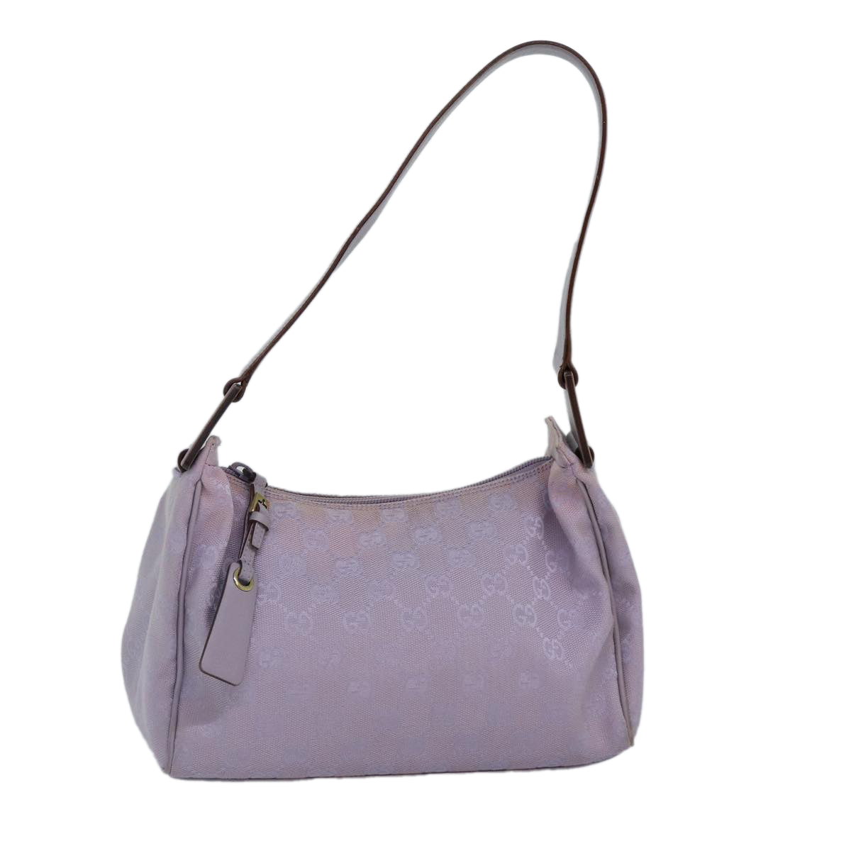 Gucci Gg Canvas Purple Canvas Shoulder Bag ()