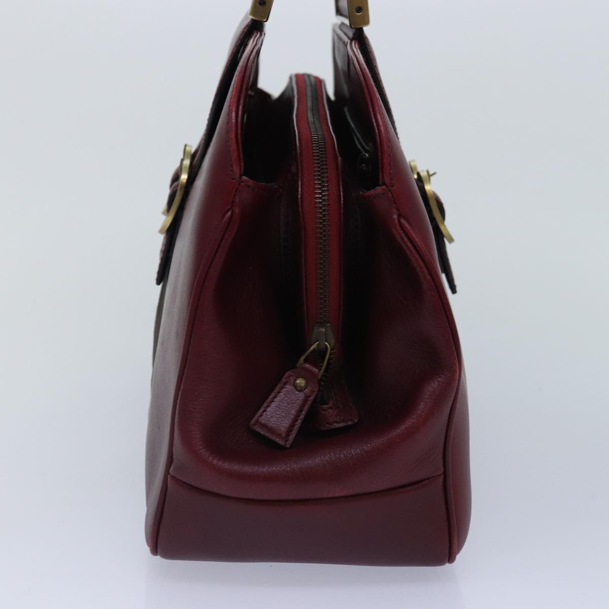 Gucci Burgundy Leather Handbag