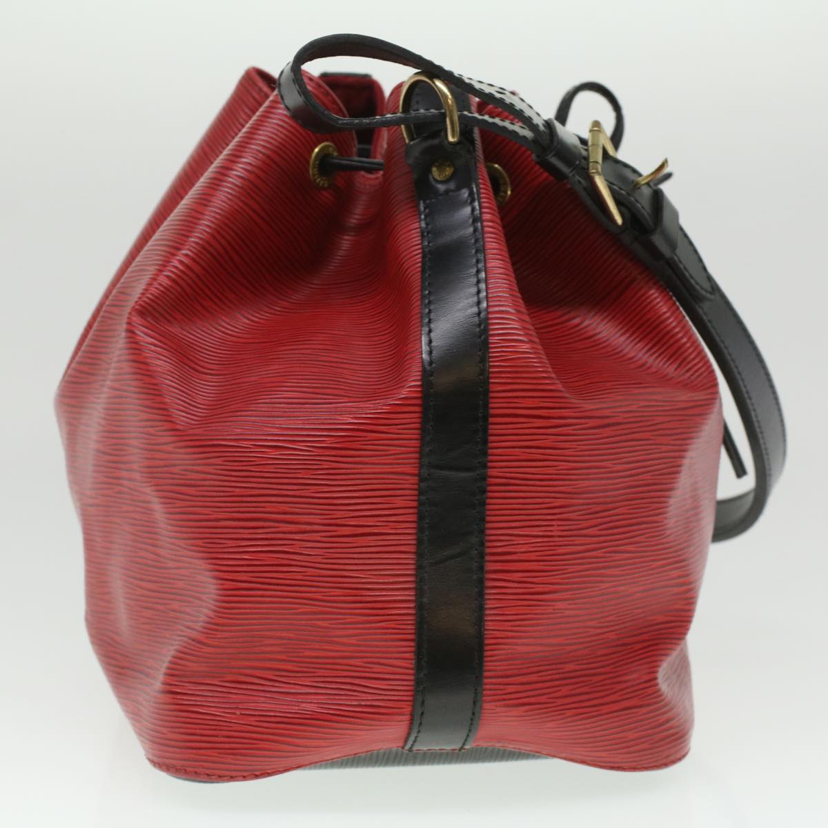 Louis Vuitton Red Leather Noe shoulder bag