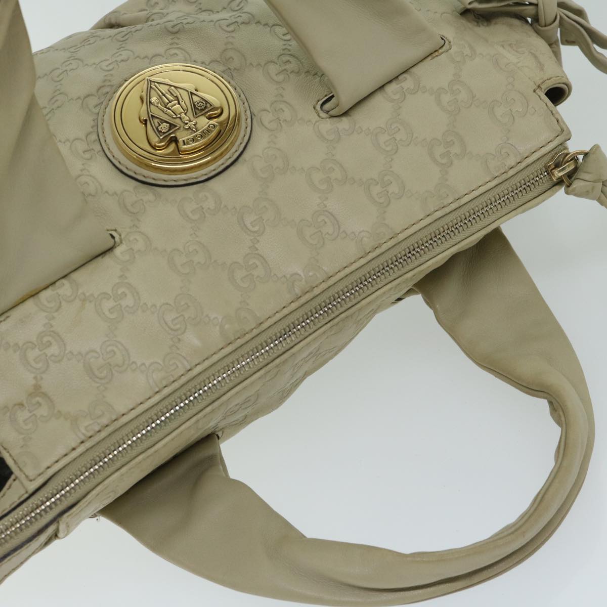 Gucci Gg Canvas Beige Canvas Handbag
