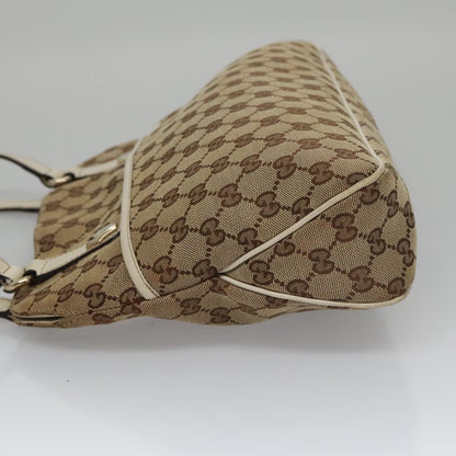 Gucci Charmy Beige Canvas Tote Bag