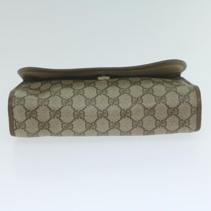Gucci Ophidia Beige Canvas Clutch Bag