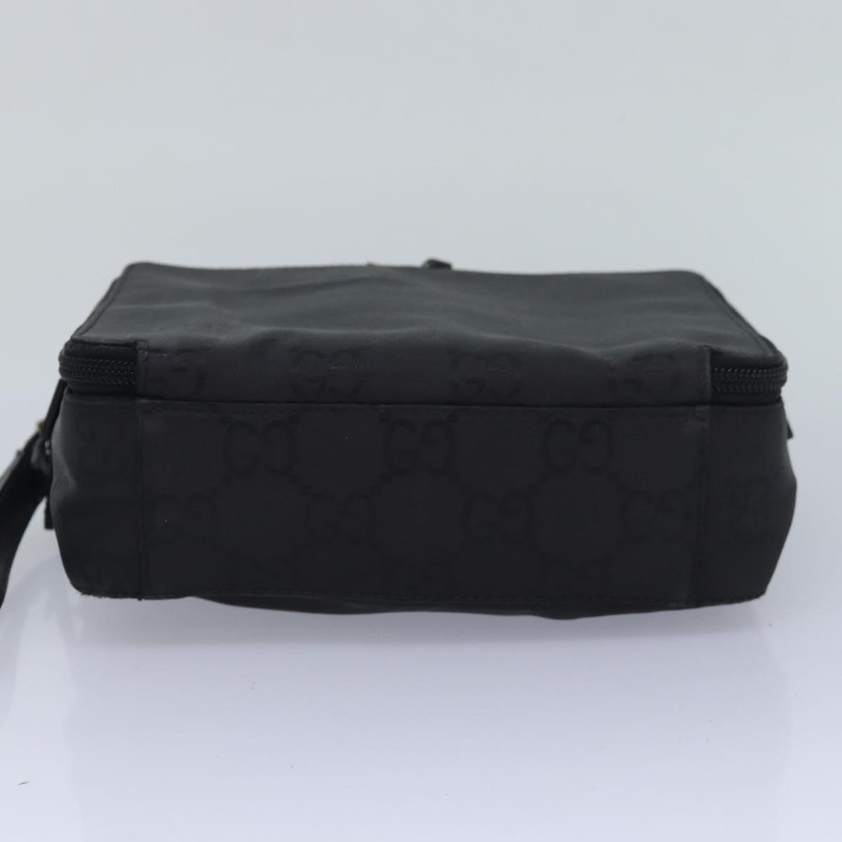 Gucci Gg Canvas Black Canvas Clutch Bag