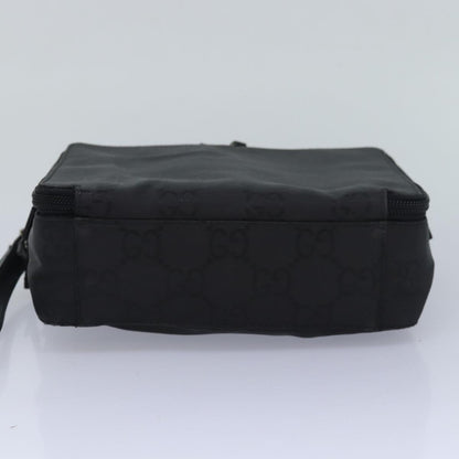Gucci Gg Canvas Black Canvas Clutch Bag