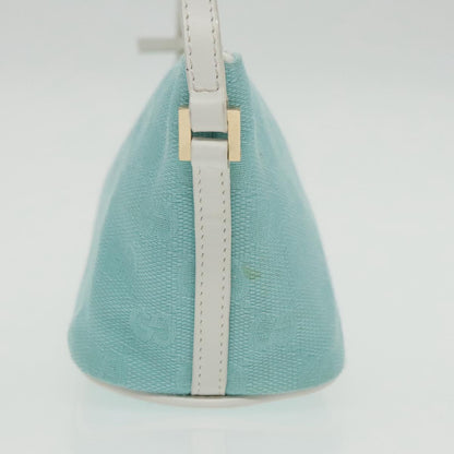 Gucci Blue Canvas Handbag