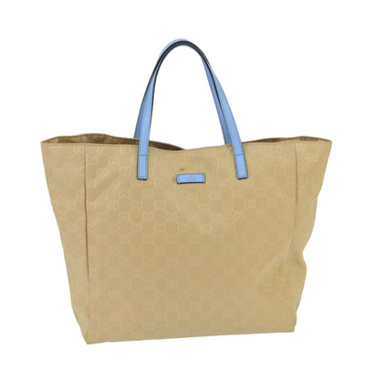 Gucci Beige Canvas Tote Bag ()