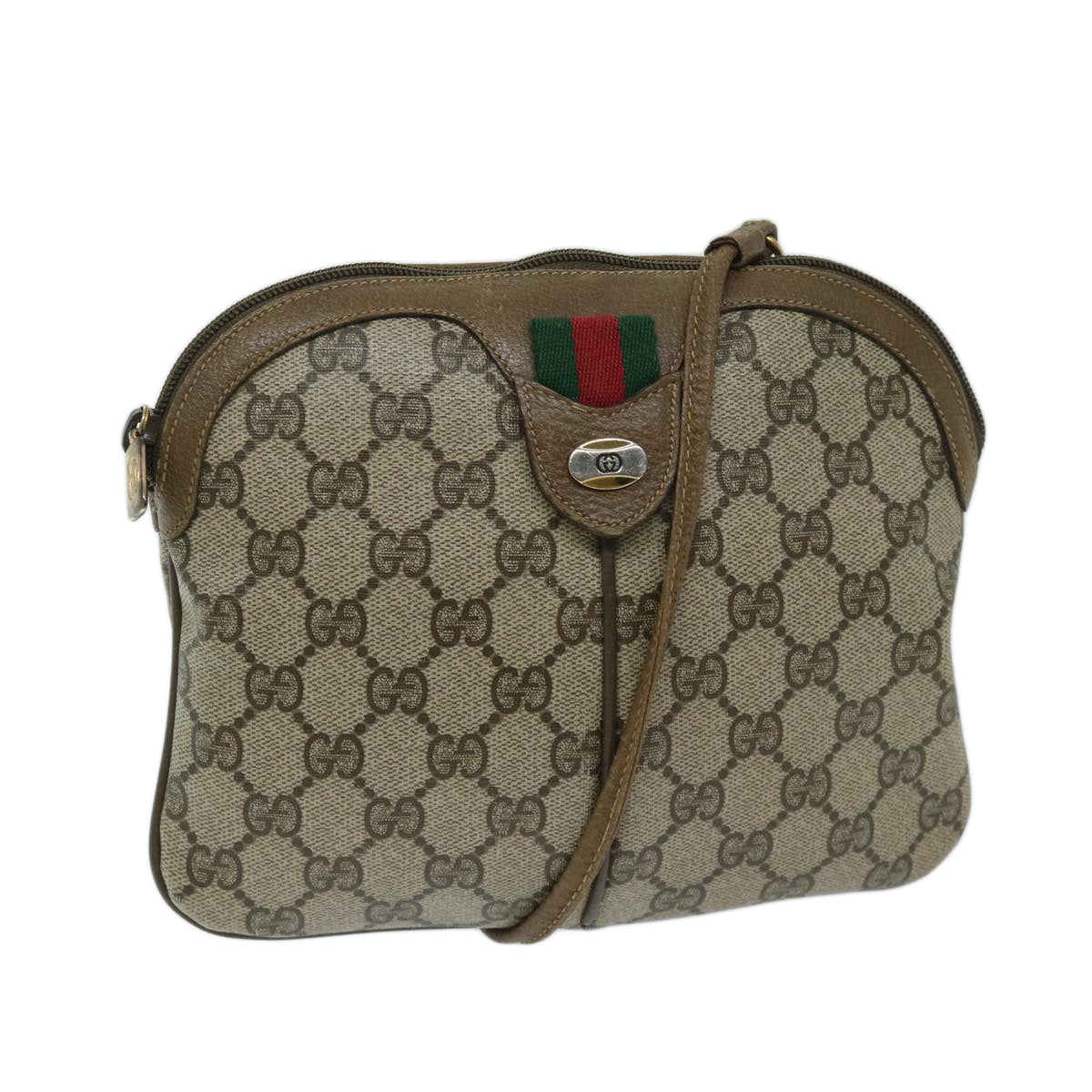 Gucci Gg Canvas Beige Canvas Shoulder Bag ()