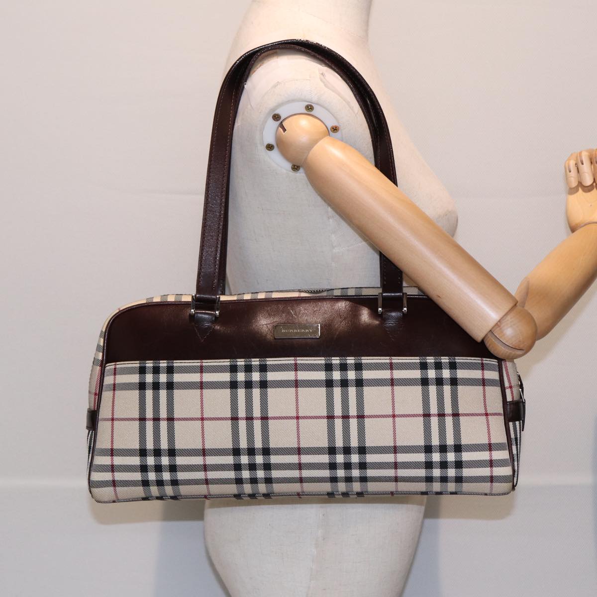 BURBERRY Nova Check Handbag