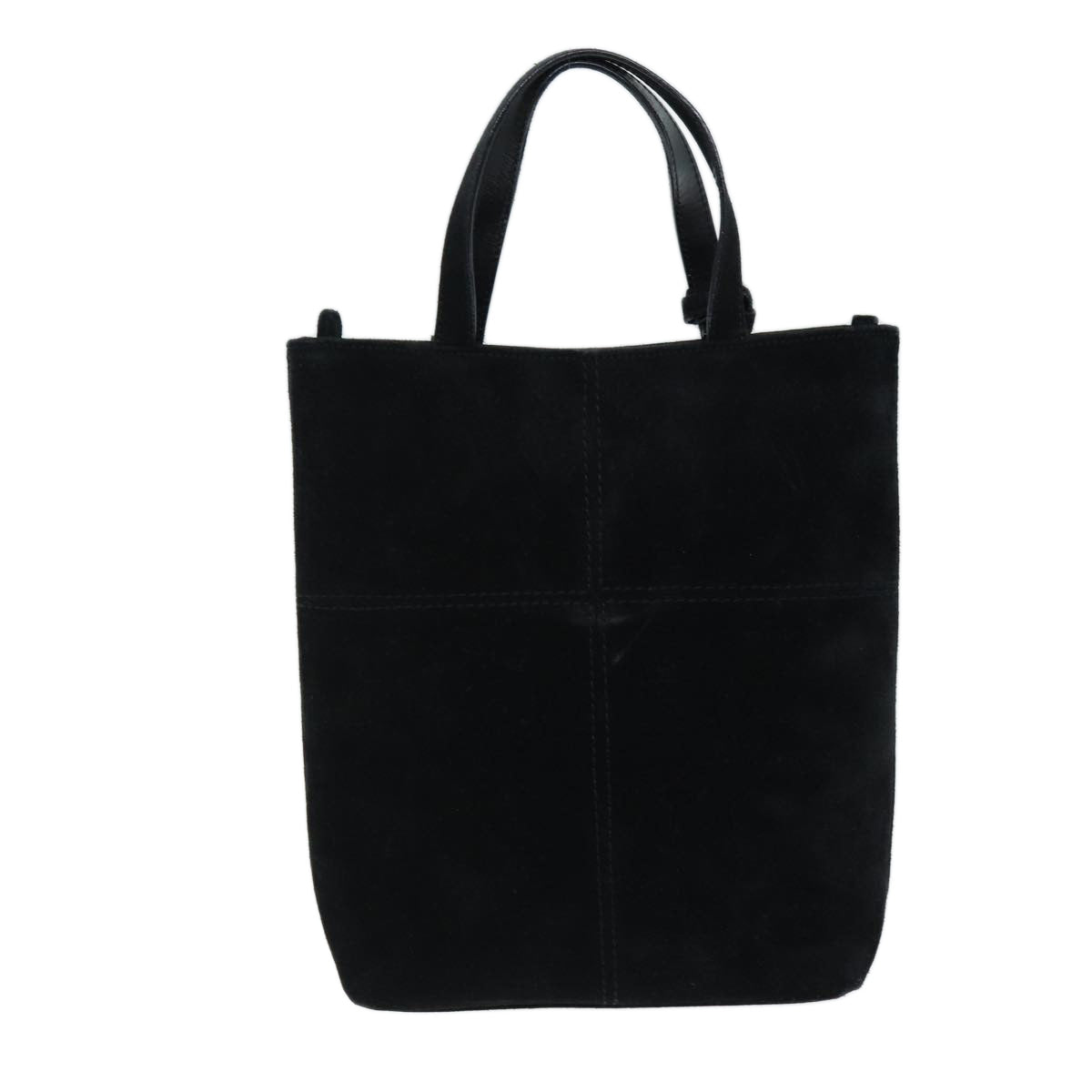Gucci Sylvie Black Suede Handbag