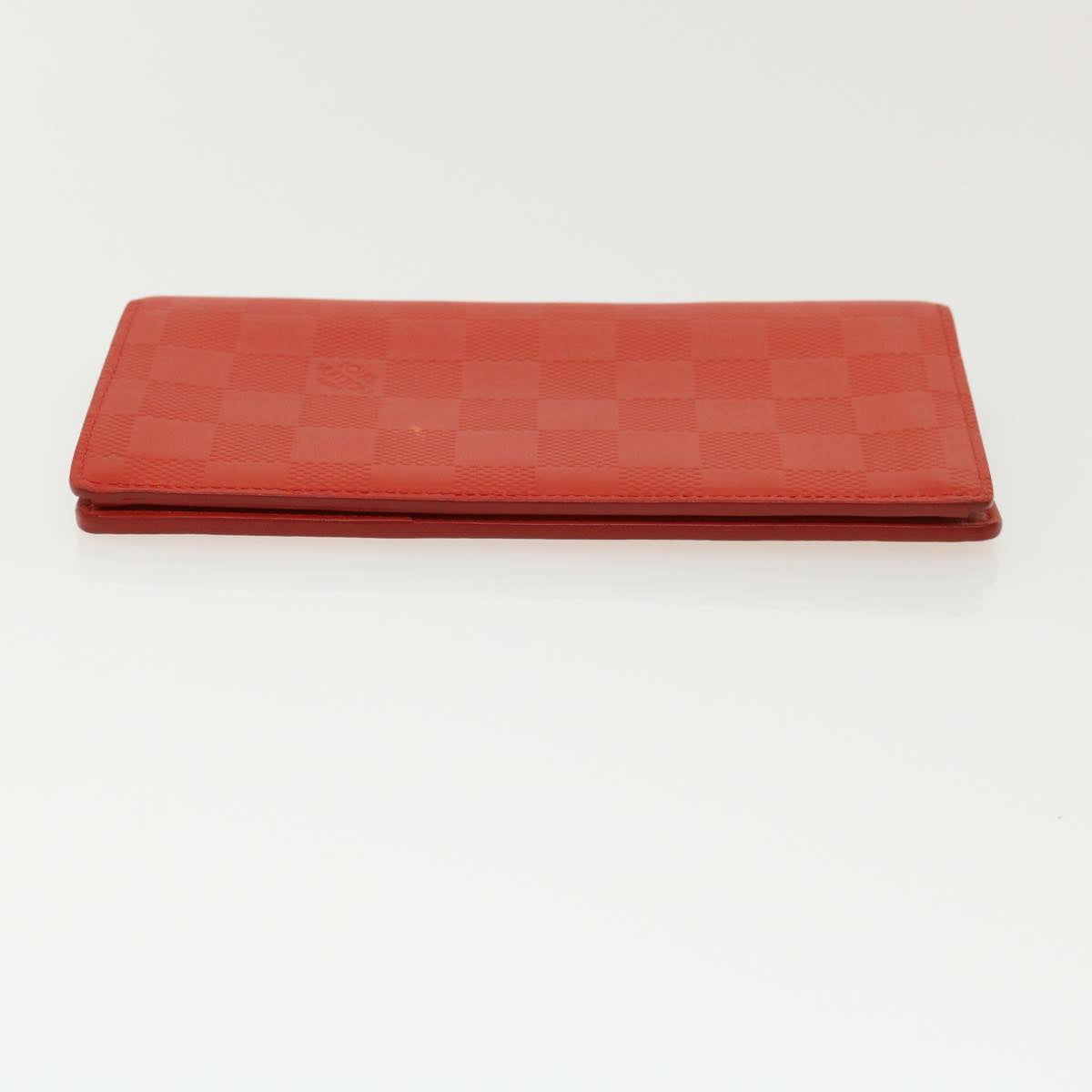 Louis Vuitton Orange Leather Brazza wallet accessories