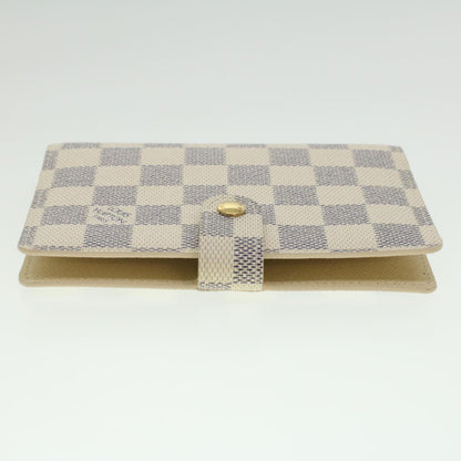Louis Vuitton White Canvas Couverture agenda de bureau wallet accessories