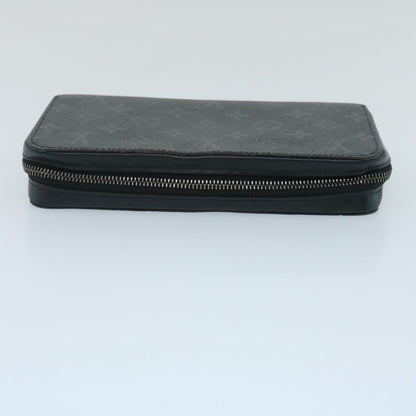 Louis Vuitton Black Canvas Zippy XL wallet accessories