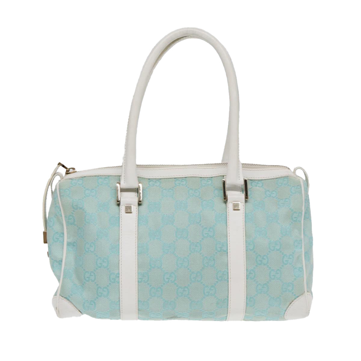 Gucci Gg Canvas Blue Canvas Handbag ()