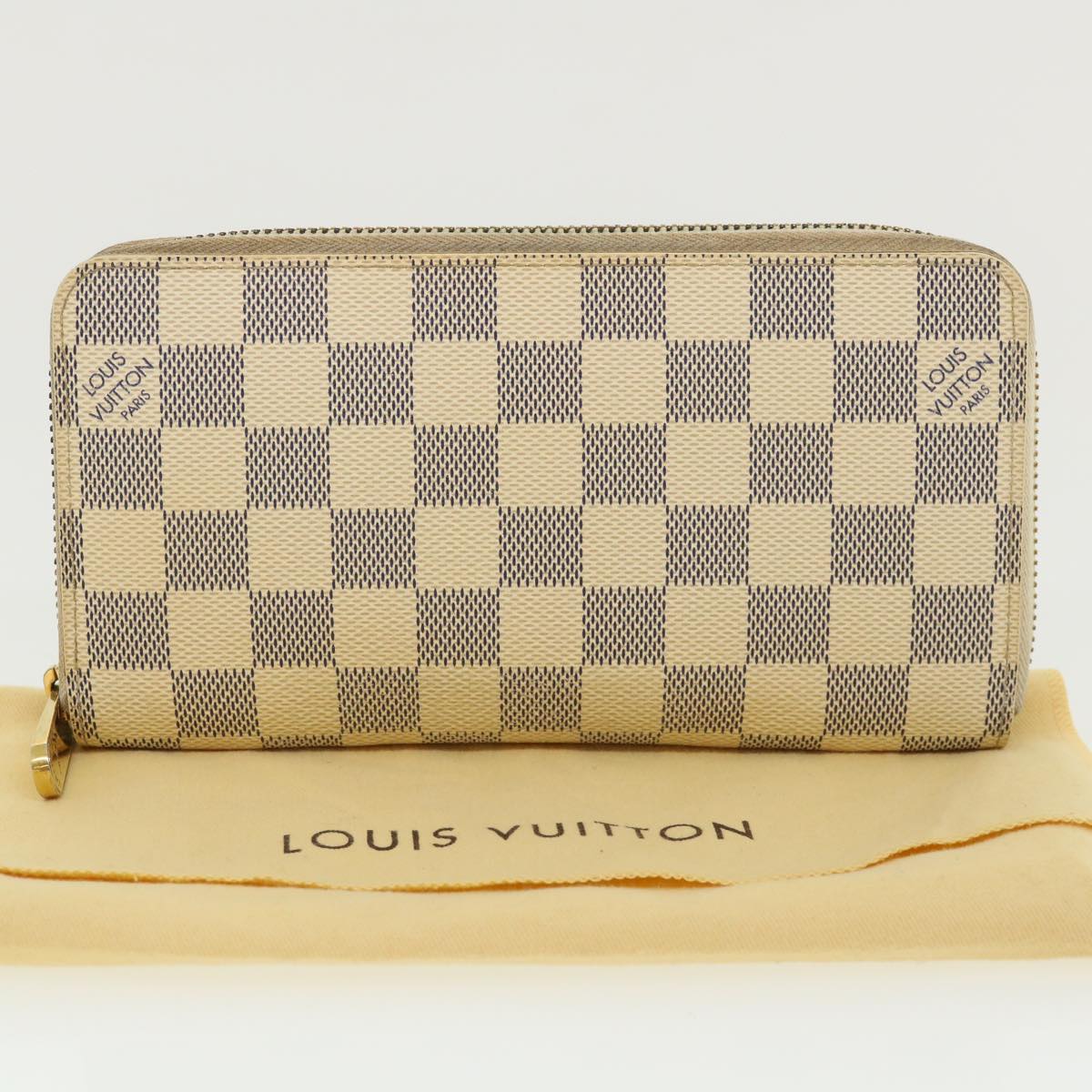 Louis Vuitton Turquoise Canvas Zippy wallet wallet accessories